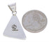 Multicolor Native American Village Design Silver Pendant EX30719